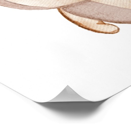 双生児Boho赤ちゃんシャワー歓迎を心から待つ ポスター (角)