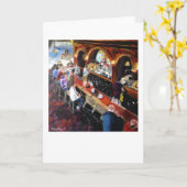 "双生児Trinaの食事によって居酒屋"を最高にします カード (黄色い花)