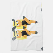 双生絵文字 キッチンタオル (縦)