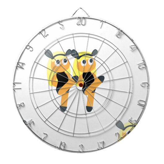 双生絵文字 ダーツボード (正面)