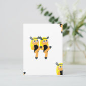 双生絵文字 ポストカード (スタンド正面)