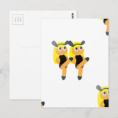 双生絵文字 ポストカード (正面/裏面)