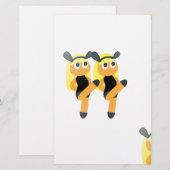 双生絵文字 便箋 (正面/裏面)