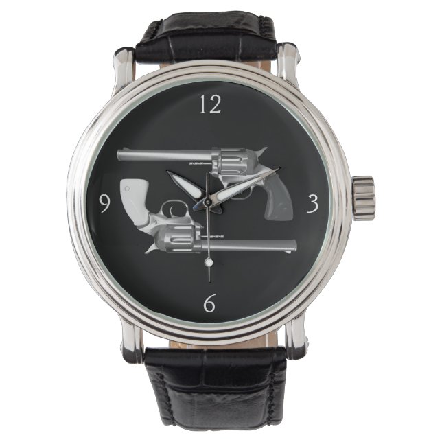 双発拳銃 腕時計 (正面)