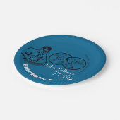 双眼サッカー70thバースデーパーティー紙プレート ペーパープレート (アングル)