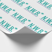 双眼鏡なしで決して ラッピングペーパー (角)