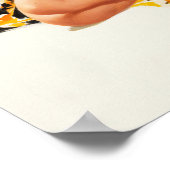 双眼鏡のピンアップレディ ポスター (角)