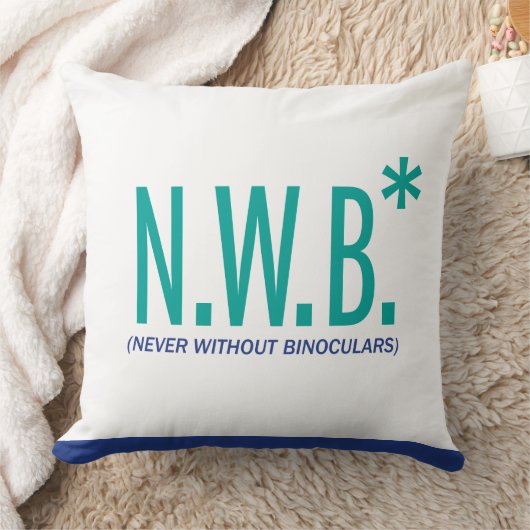 双眼鏡を使わずに クッション (ブランケット)