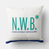 双眼鏡を使わずに クッション (裏面)