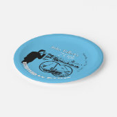 双眼鏡シルボート70thバースデーパーティーPプレート ペーパープレート (アングル)