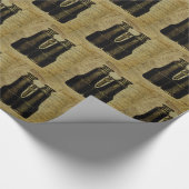 双眼鏡ファーザーズ誕生日 ラッピングペーパー (角)