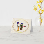 双眼鏡縁ど付き米国パトロールデイエージェント カード (黄色い花)