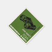 双眼鏡70th誕生日パーティーペーパーナプキン スタンダードカクテルナプキン (角)