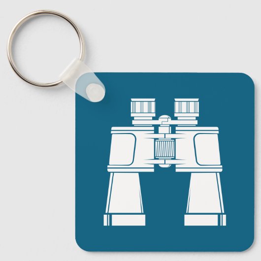 双眼鏡 キーホルダー (正面)