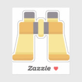 双眼鏡 シール (シート)