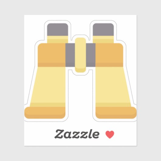 双眼鏡 シール (シート)