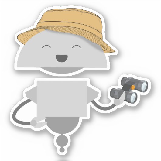 双眼鏡 シール (正面)