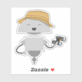 双眼鏡 シール (シート)