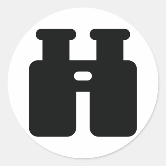 双眼鏡 ラウンドシール (正面)