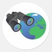 双眼鏡 ラウンドシール (正面)