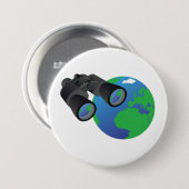 双眼鏡 缶バッジ (正面&裏面)