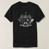 双翅目の紋章 Tシャツ (デザイン正面)