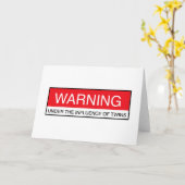 双警告子の影響下 カード (黄色い花)