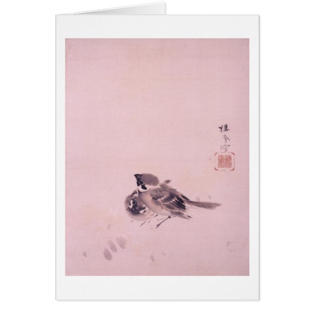 双雀,栖鳳スパロウ，セイハウ，アー日本のト (正面)