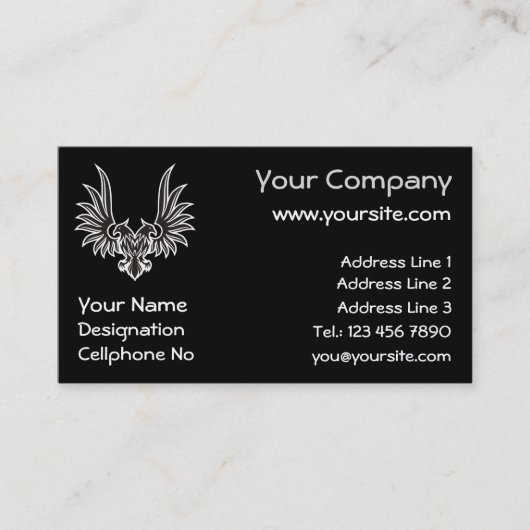 双頭の鷲 名刺 (正面)