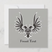 双頭の鷹 招待状 (正面)