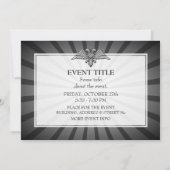 双頭の鷹 招待状 (裏面)