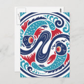 双魚 ポストカード (正面/裏面)