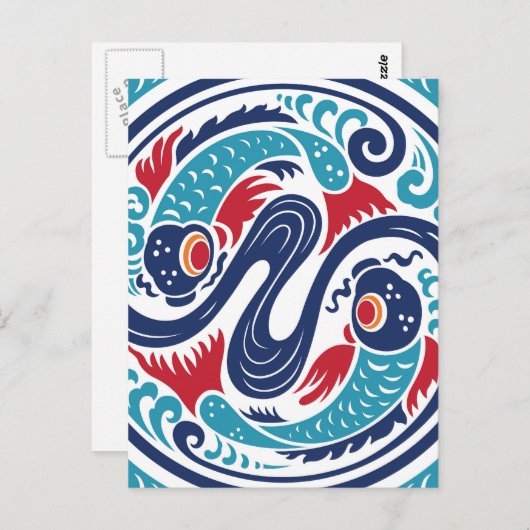 双魚 ポストカード (正面/裏面)