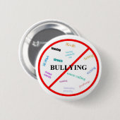 反いじめっ子 缶バッジ (正面&裏面)