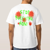 反いじめること Tシャツ (裏面)