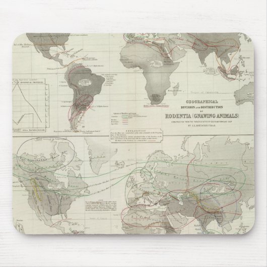 反すう動物歯目 マウスパッド (正面)