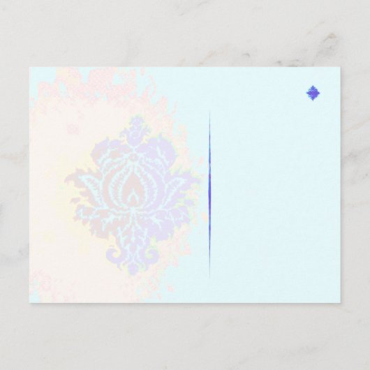 反りのあるハガキ縁どー付きスクリーン ポストカード (裏面)