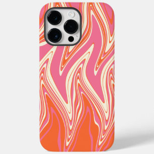 反り – ピンク、オレンジ、クリーム Case-Mate iPhone 14 PRO MAXケース