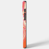 反り – ピンク、オレンジ、クリーム Case-Mate iPhoneケース (裏面 / 左)