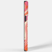 反り – ピンク、オレンジ、クリーム Case-Mate iPhoneケース (裏面 / 右)