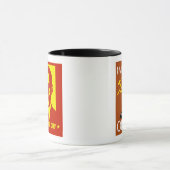 反オバマの共産主義者のマグ マグカップ (中央)