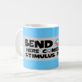 反オバマの刺激パッケージ コーヒーマグカップ (正面左)