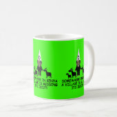 反オバマの村の馬鹿 コーヒーマグカップ (正面右)