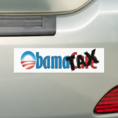 反オバマケア- ObamaTax バンパーステッカー (車上)
