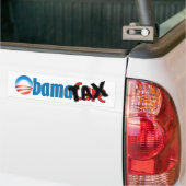 反オバマケア- ObamaTax バンパーステッカー (トラック上)
