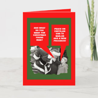 反オバマ大統領の幸せな休日 シーズンカード