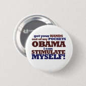 反オバマ集会 缶バッジ (正面&裏面)