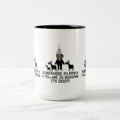 反オバマ ツートーンマグカップ (中央)