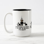 反オバマ ツートーンマグカップ (左)