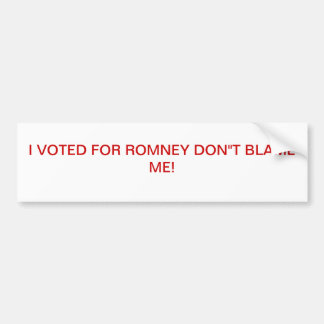 反オバマ バンパーステッカー